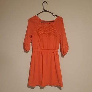 Copper Key Girls' Salmon Mini Dress